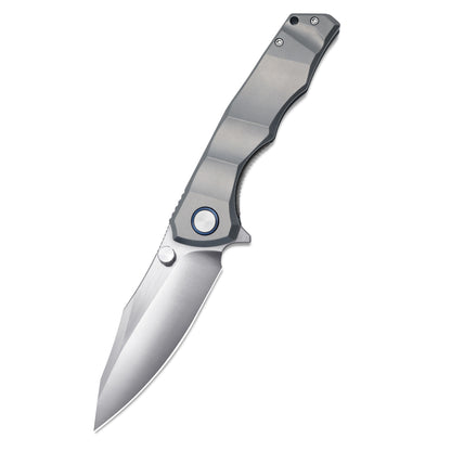 MFKNIFE Flipper & Thumb Stud Knife Titanium Handle (4.3" VG10 Blade) KB014