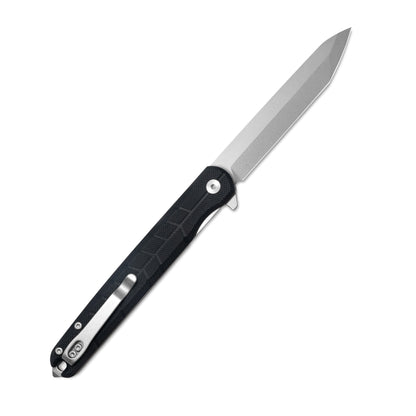 MFKNIFE Flipper Knife 2Cr13 & Carbon Fiber Handle (4.7" D2 Blade) KM001