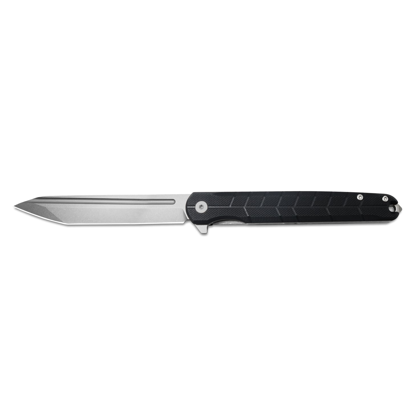 MFKNIFE Flipper Knife 2Cr13 & Carbon Fiber Handle (4.7" D2 Blade) KM001