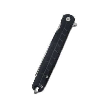 MFKNIFE Flipper Knife 2Cr13 & Carbon Fiber Handle (4.7" D2 Blade) KM001