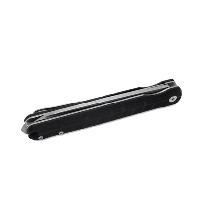MFKNIFE Flipper Knife 2Cr13 & Carbon Fiber Handle (4.7" D2 Blade) KM001
