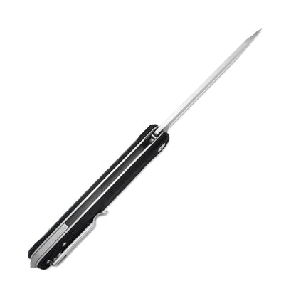 MFKNIFE Flipper Knife 2Cr13 & Carbon Fiber Handle (4.7" D2 Blade) KM001