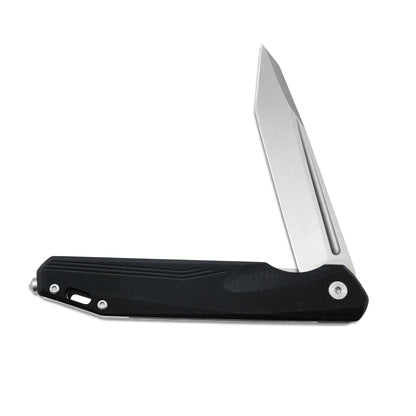 MFKNIFE Flipper Knife 2Cr13 & Carbon Fiber Handle (4.9" D2 Blade) KM002