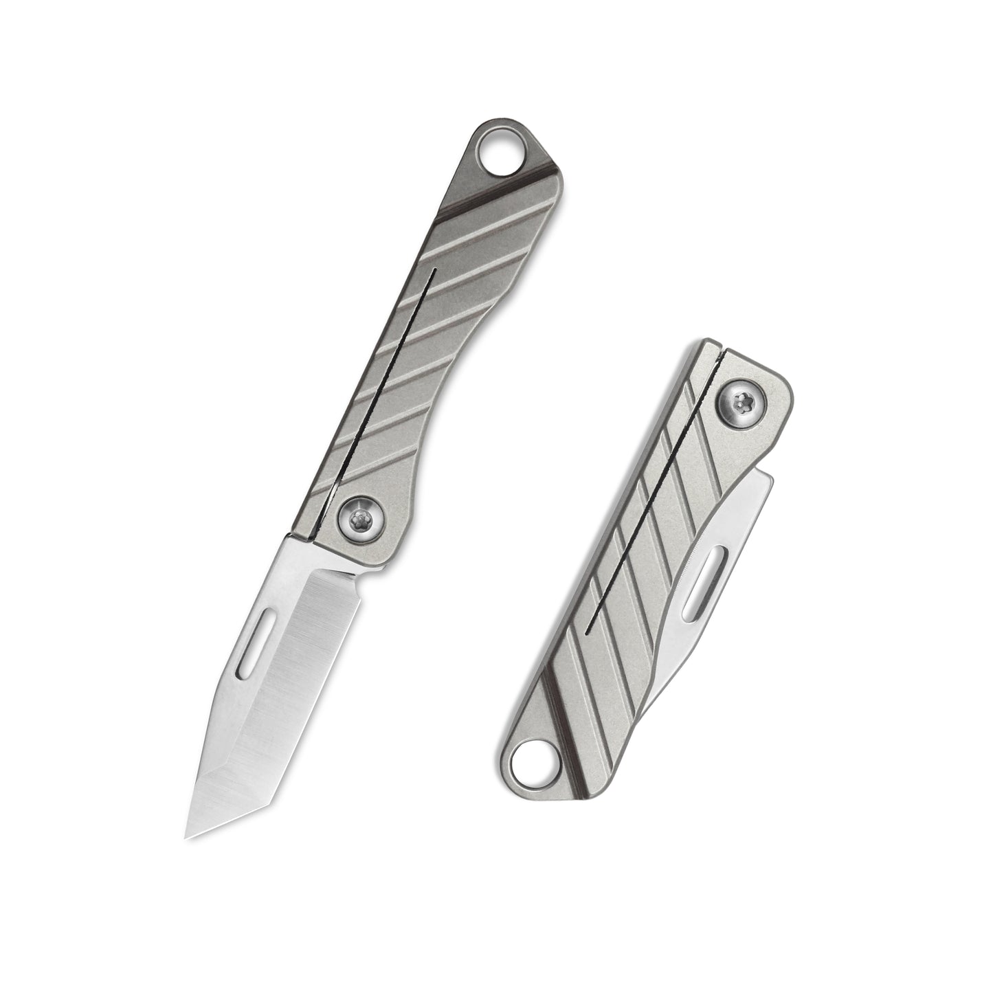 MFKNIFE Super Tiny Nano Knife Titanium Handle (0.2" 420J2 Blade) NA002