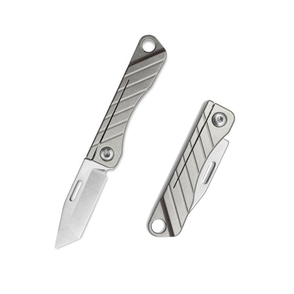 MFKNIFE Super Tiny Nano Knife Titanium Handle (0.2" 420J2 Blade) NA002
